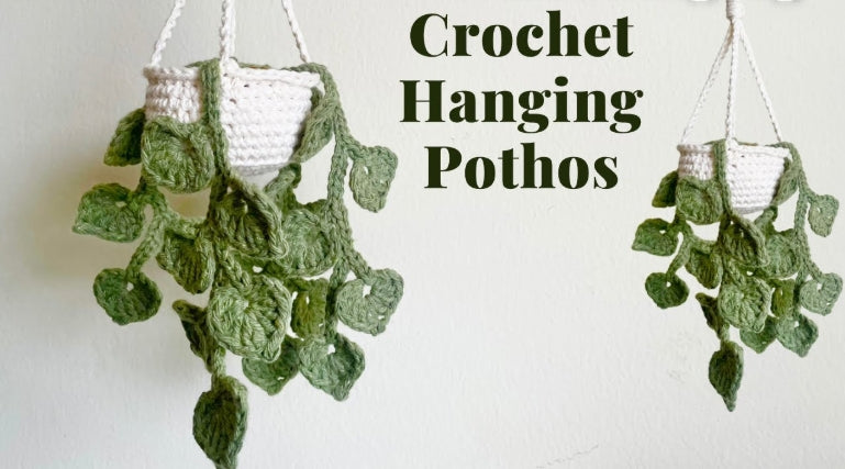 Crochet Hanging Plant Car Accessory-cokocrochet