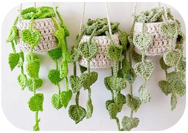 Crochet Hanging Plant Car Accessory-cokocrochet