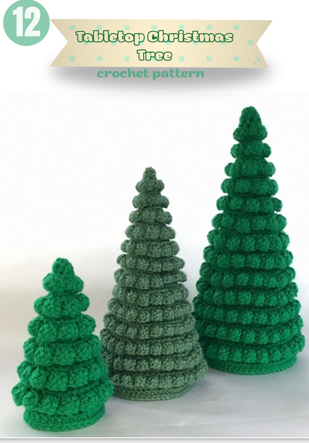 12 Free Christmas Tree Crochet Patterns-cokocrochet