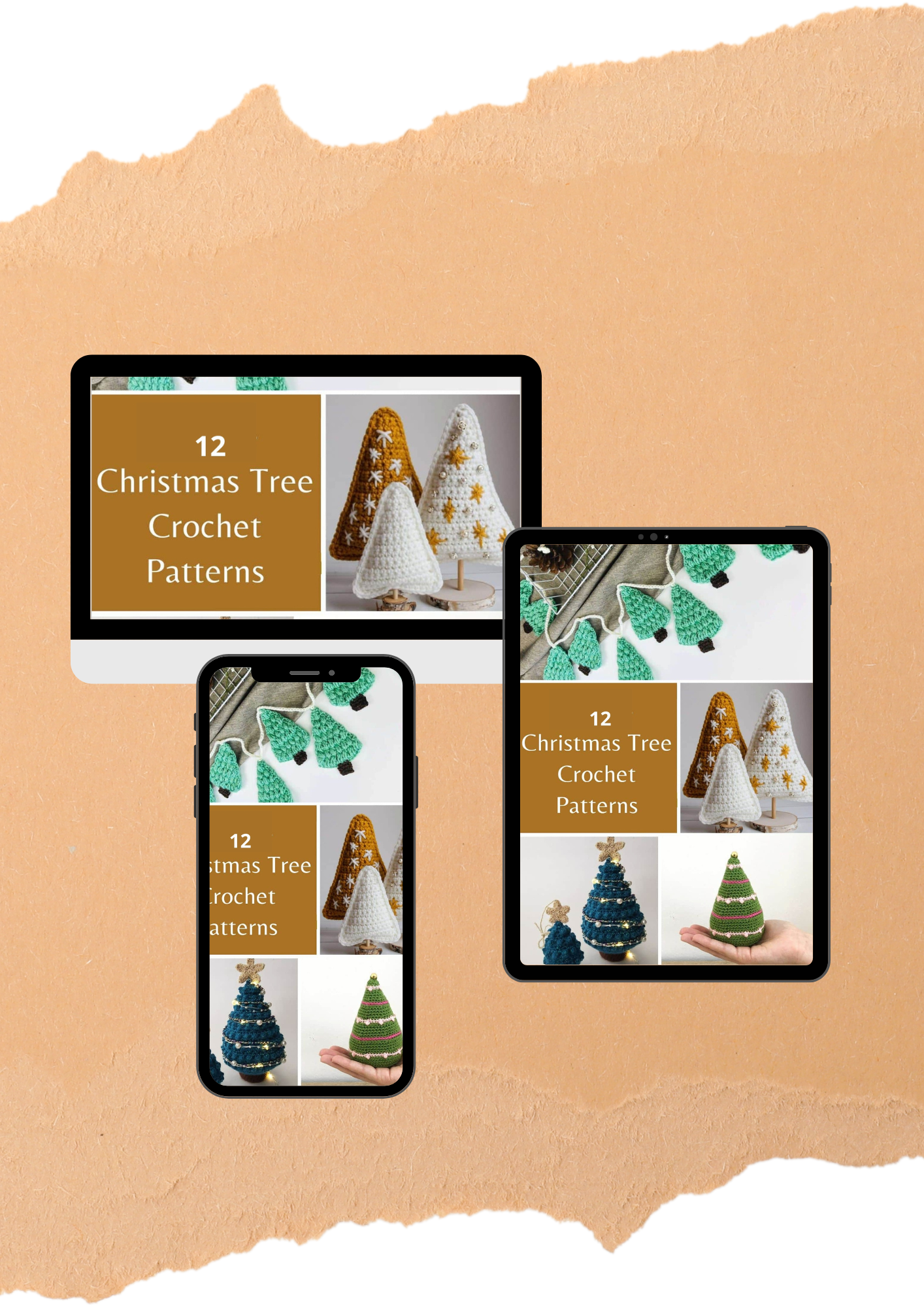 12 Free Christmas Tree Crochet Patterns-cokocrochet